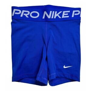 Nike Pro Blue  5" Athletic Shorts